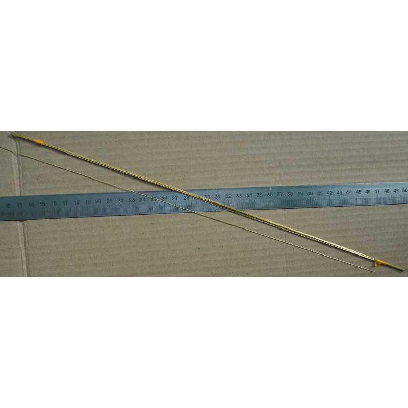 Žalvariniai vamzdeliai 0,5 mm