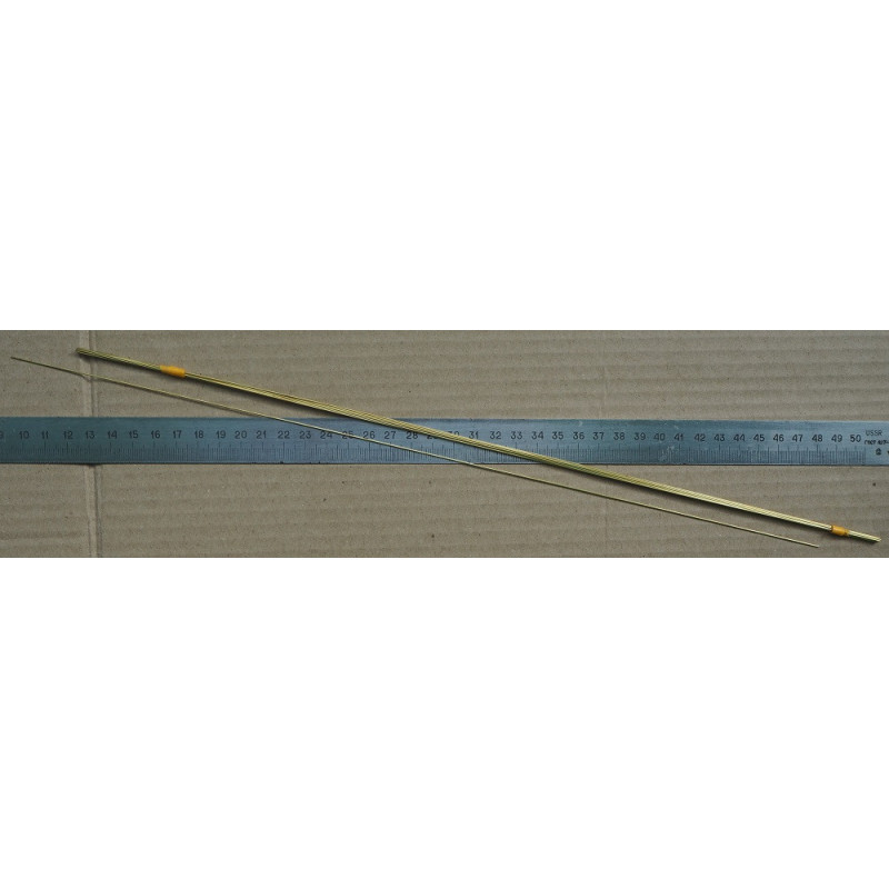 Žalvariniai vamzdeliai 0,8 mm