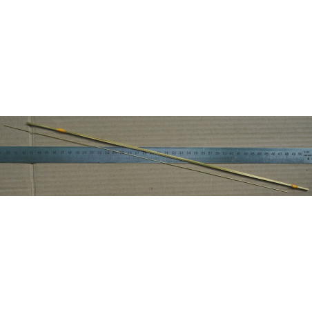 Žalvariniai vamzdeliai 0,8 mm