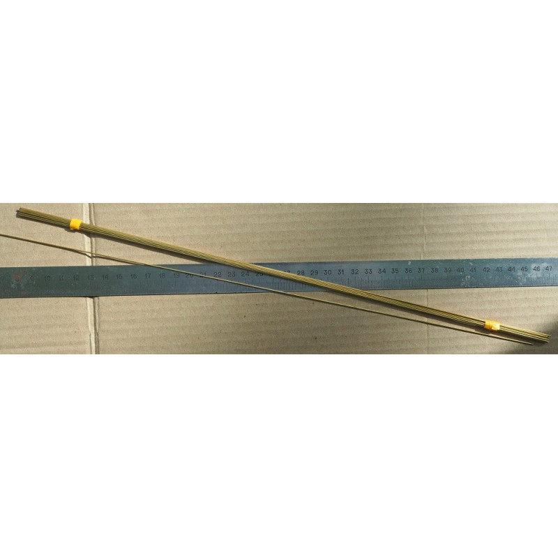 Žalvariniai vamzdeliai 1,0 mm