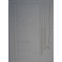 German sanitary carriage Hf.6 - a laser cut details