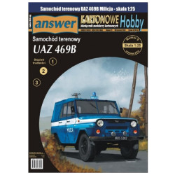 UAZ – 469B – the USSR/ Russian/ Lituanian light off-road car – a set