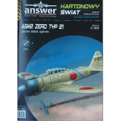 Mitsubishi A6M2 "Zero" Typ 21 – the Japanese deck fighter – a set