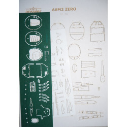Mitsubishi A6M2 "Zero" Typ 21 – the Japanese deck fighter – a set