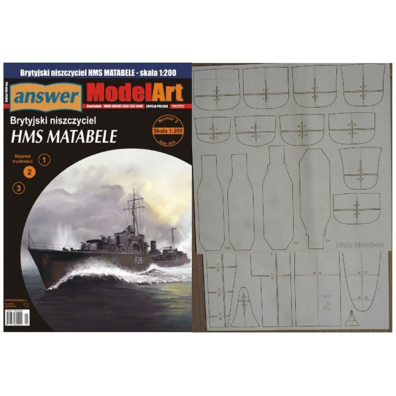 HMS „Matabele“ – Didžiosios Britanijos eskadrinis minininkas – rinkinys