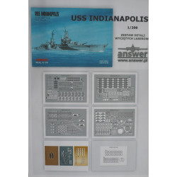 USS “Indianapolis” – the American “Portland”-class heavy cruiser – a set