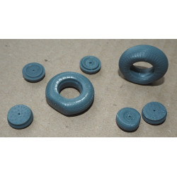 Ilyushin Il-10 – the USSR armored attack aircraft – a 3D printed wheels