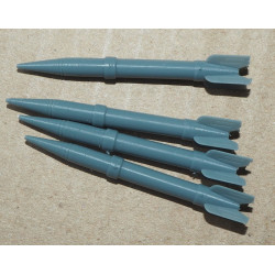 Ilyushin Il-10 – the USSR armored attack aircraft – a 3D printed rocket shells RBS-132