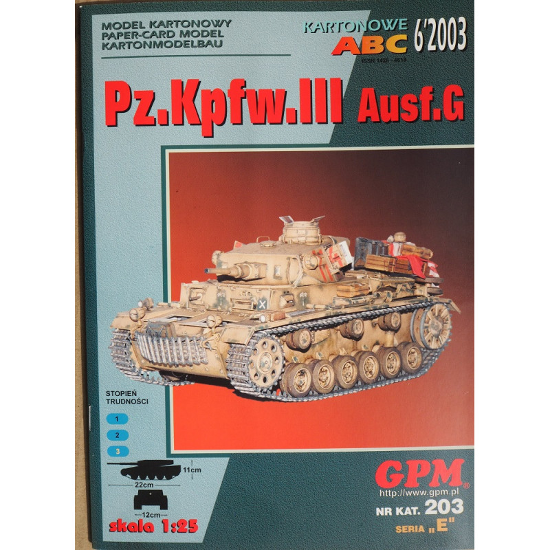 Pz. Kpfw. III Ausf. G -  Vokietijos vidutinis tankas
