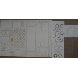 Pz. Kpfw. III Ausf. G – the German medium tank – a laser cut frame parts