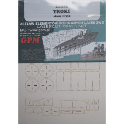 Trakai island Castle (Lituania) - a laser cut parts