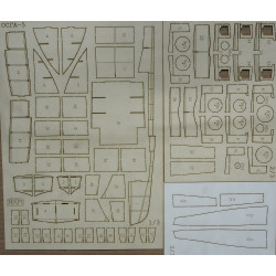OSGA-5 – the USSR high-speed hovercraft – a laser-cut parts