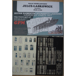 Jelcz - Laskowice neoclassical palace (Poland) - a laser cut details