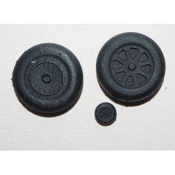 Grumman F6F-3 „Hellcat“ – the American deck fighter - a 3D printed wheel parts