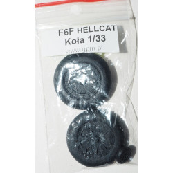 Grumman F6F-3 „Hellcat“ – JAV deninis naikintuvas - 3D spausdintos ratų detalės