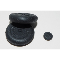 Grumman F6F-3 „Hellcat“ – the American deck fighter - a 3D printed wheel parts