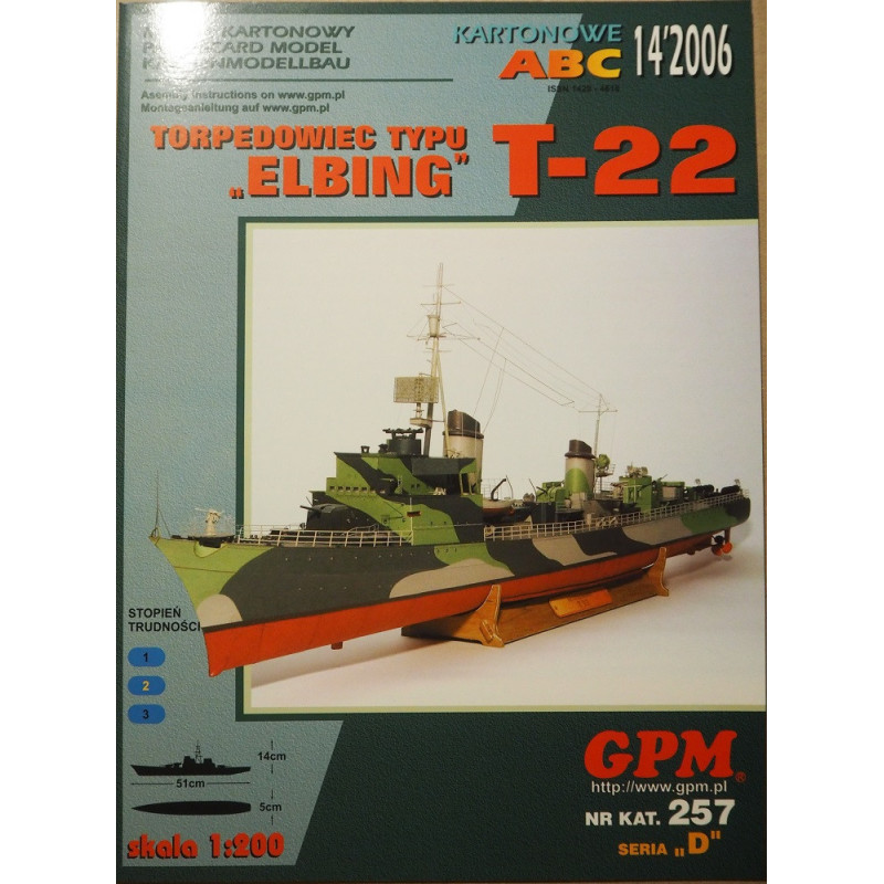 T-22 – the German "Elbing" type torpedo ship