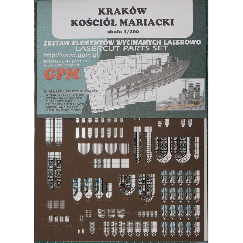 Marijos bažnyčia Krokuvoje (Lenkija) - lazeriu pjautos detalės