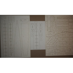 T-22 – the German "Elbing" type torpedo ship – a laser cut frame parts
