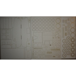 StuG III – the German self-propelled assault gun – a laser cut frame parts