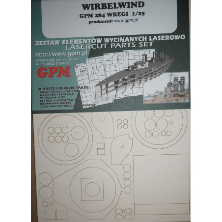 “Wirbelwind” – the German self-propelled anti-aircraft gun – a laser cut frame parts