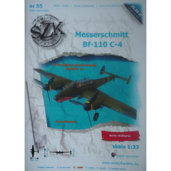 Messerschmitt Bf-110C-4  – Vokietijos sunkusis naikintuvas