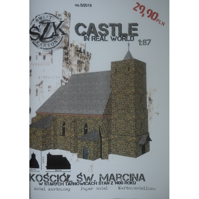 Šv. Martyno bažnyčia Stare Tarnowicuose (1400 metų išvaizda)  – viduramžių pilies detalė (serija „Castle“)
