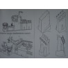 High defensive wall slope parts (2 segments) – a medieval castle detail (Castle series)
