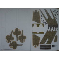 High defensive wall slope parts (2 segments) – a medieval castle detail (Castle series)