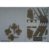 High defensive wall slope parts (2 segments) – a medieval castle detail (Castle series)