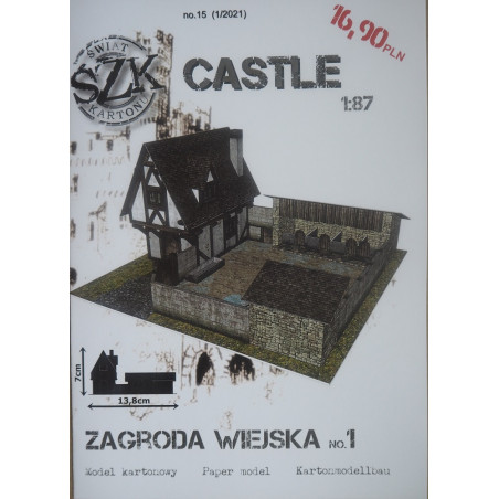 Kaimo sodybos kiemas Nr. 1.– viduramžių pilies detalė (serija „Castle“)