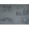 Miestiečio namas Nr. 1 - viduramžių pilies detalė (serija „Castle“)