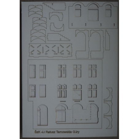 1898 Neo-Gothic Town Hall in Tarnowskie Góry (Poland) – a laser cut parts