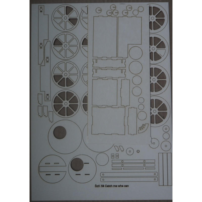 "Catch me who can" – the Great Britain 1808 steam locomotive– a laser cut parts
