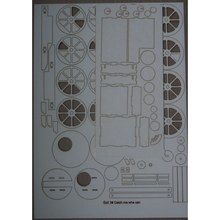 "Catch me who can" – the Great Britain 1808 steam locomotive– a laser cut parts