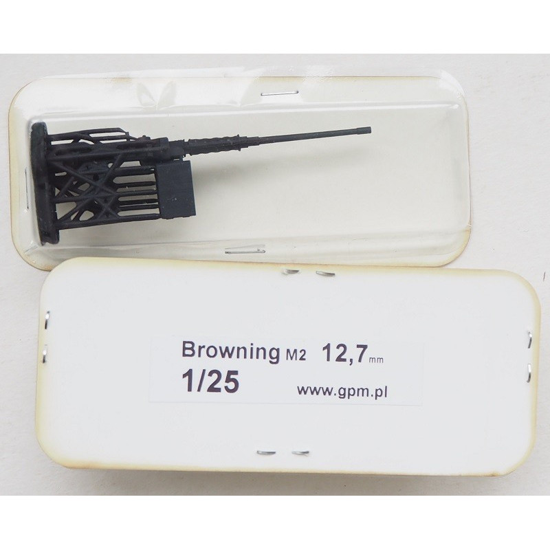 The American achine gun “Browning” M2 of the 12,7 mm - a 3D printed details