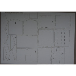 Esglesia De Santa Maria Del Puig Church – the Medieval Castle Detail (Castle Series) - a laser cut parts