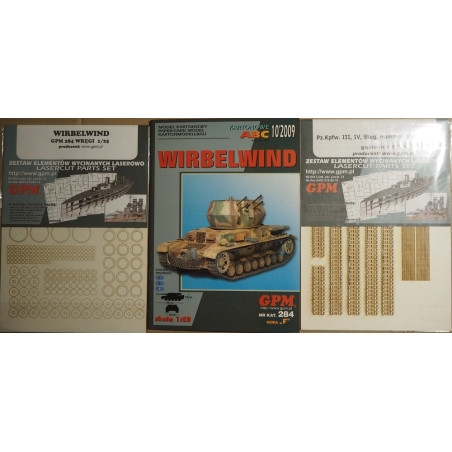 “Wirbelwind” – the German self-propelled anti-aircraft gun – a set