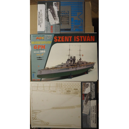 "Szent Istvan" – the Austro-Hungarian "Tegetthoff" class battleship – a set