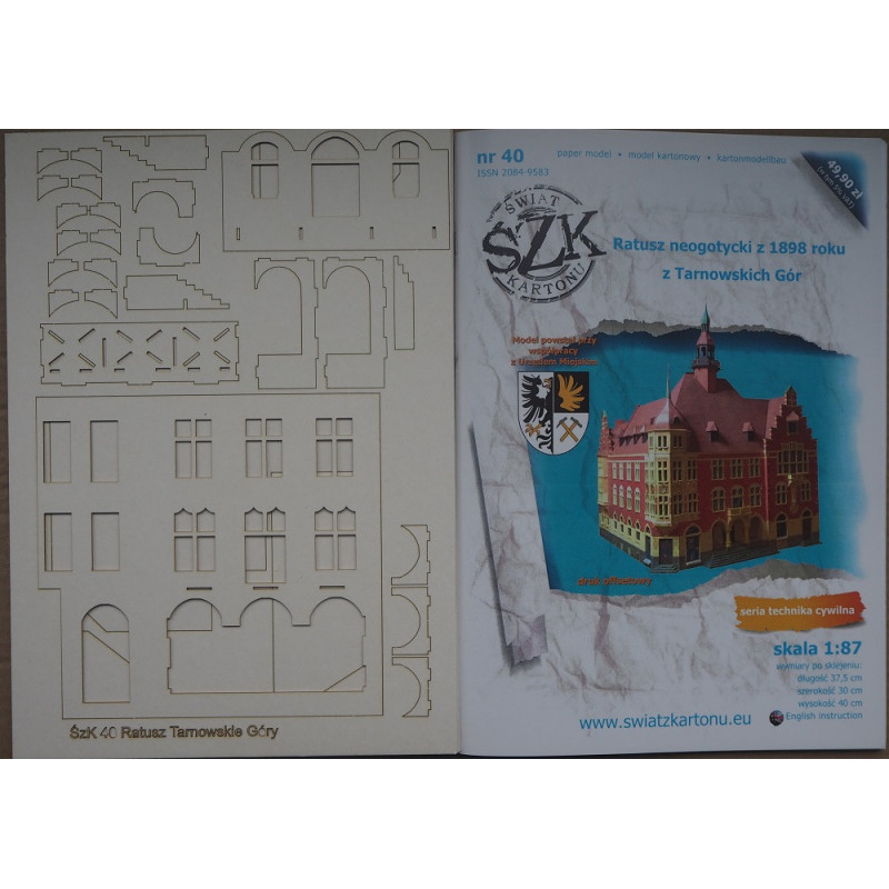 1898 Neo-Gothic Town Hall in Tarnowskie Góry (Poland) – a kit