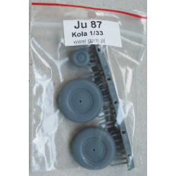 Junkers Ju-87D-3 „Stuka“ – the German diving bomber - a plastic wheels