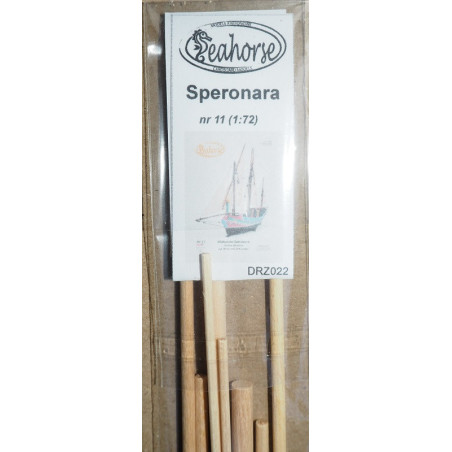The Speronara – a mid-XIXth-century Maltese sail merchant vessel - mast and spar blanks