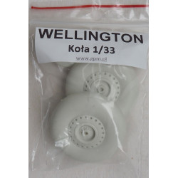 Wickers „Wellington“ Mk. Ic - the British middle bomber - a 3D printed plastic wheels