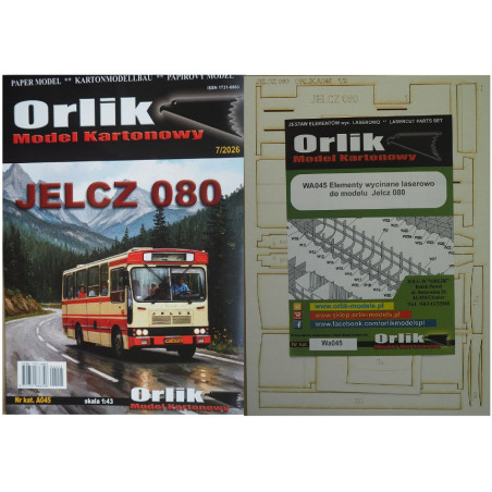 JELCZ 080 - пригородный автобус Польской НР – набор