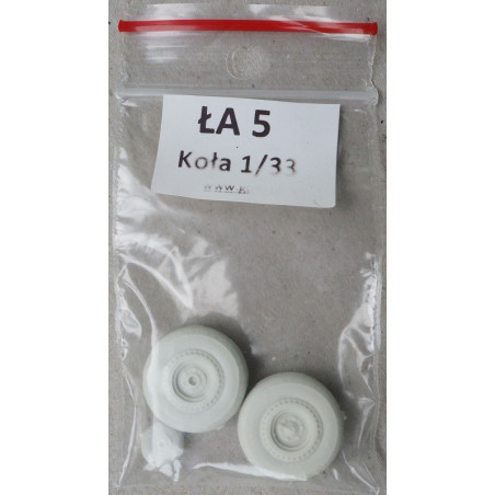 Lavochkin La-5FN – the Soviet fighter - a 3D printed plastic wheels