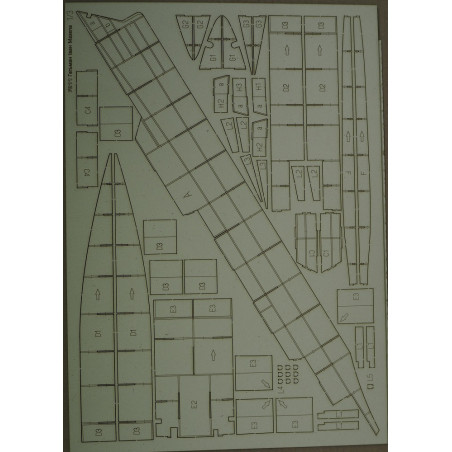 “Hetman Ivan Mazepa“ (F 211) – the Ukrainian “Ada” - class corvette – a laser-cut parts