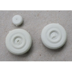 Lavochkin La-5FN – the Soviet fighter - a 3D printed plastic wheels