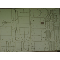 "Cap San Diego" – the German dry cargo ship– a laser-cut parts
