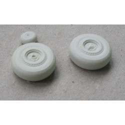 Lavochkin La-5FN – the Soviet fighter - a 3D printed plastic wheels