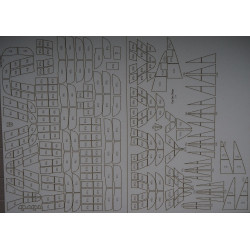 "Cap San Diego" – the German dry cargo ship – a laser-cut secondary hull cladding parts